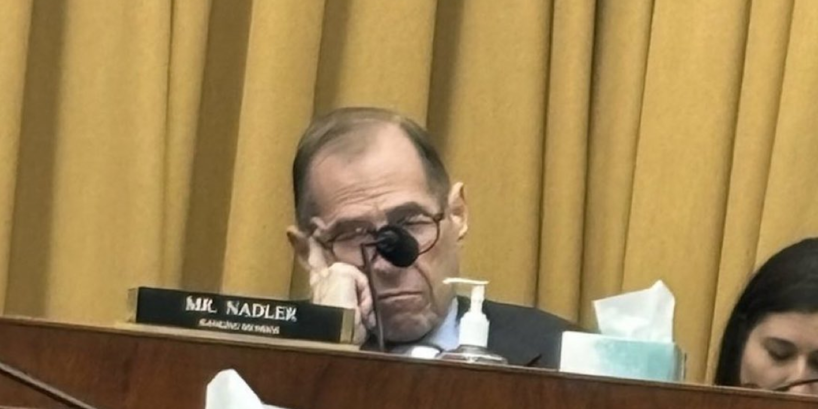 Democrat Congressman Falls Asleep in Front of Parents of Migrant-Murdered Kids.